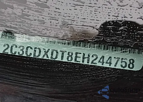 2014 Dodge Charger R/T из США, поврежденный, VIN 2C3CDXDT8EH244758